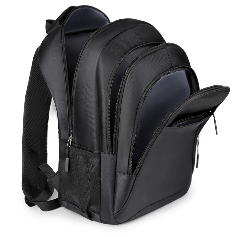 Mochila com Alças Acolchoadas e Bolsos Laterais — Ideal para Trabalho, Escola e Viagem